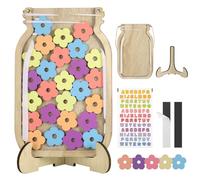 JIANTA Barattolo Magnetico di Ricompensa Bambini, Tabella Legno