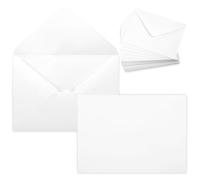 JIANTA Buste Premium Bianche per Cartoline di Auguri B6, Confezione da 60 Pezzi, Buste Postali 7" x 5" (176mm x 125mm) per Lettere e Inviti, Carta 120gsm