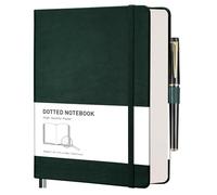 JIANTA Quaderno a Punti A5 con Penna, Taccuino A5 Diario con Griglia a Punti con 320 Pagine Numerate, Diario A5 in Carta Spessa 100gsm, 14,5 x 21 cm