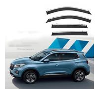 JIANXKILB 4 Pezzi Deflettori d'Aria Antiturbo per Chery Tiggo 5X MK1 2017+, Deflettore Auto Deflettori Aria Antivento Antipioggia Accessori