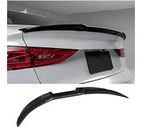 JIANXKILB Auto Spoiler Posteriori per Audi S8 D4 2012 2013 2014 2015 2016 2017 2018, Bagagliaio Auto Rear Tail Lip Wing Spoiler Posteriore Accessori Auto,Bright Black
