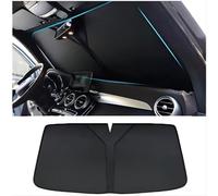 JIANXKILB Parasole Auto Parabrezza Interno per Audi A6 C6 Sedan 2004 2005 2006 2007 2008 2009 2010 2011, Pieghevole Coprisole Auto Contro I Raggi UV Parasole Auto Accessori,Black