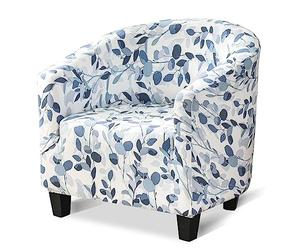 Jianyana Copripoltrona da Cocktail Chesterfield 1 Posto Copridivano Stampati, Fodere Copripoltrona Universale, Elasticizzato Antiscivolo Coprisedia 1-Pezzo per Soggiorno Hotel Camera, (B)