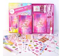 jianyana Set di diari fai da te per ragazze, regalo ideale per ragazze di 8, 9, 10, 11, 12 anni, regalo di compleanno per ragazze, album di ritagli, diari, diari, kit per diario, kit per diario, kit