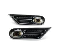 JIANYISR Luci Posteriori Coppia Luce Di Posizione Laterale Indicatore Direzione Lampeggiante Per R56 R57 Indicatori Ripetitore 63137260202(Smoked)