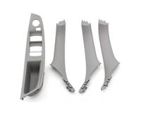 JIANYISR Maniglie Interne 4PCS LHD Interni Sinistra Destra Maniglia della Porta Kit per 5 Serie F10 F11 520i 523i 525i 528i 530i 51417225867 51417225865(LHD Gray Set)