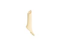 JIANYISR Maniglie Interne Grigio Beige Nero Auto Sinistra Destra all'Interno Maniglie Interne Maniglia Interna Pannello Porta Tirare Copertura della Cornice per Serie 5 F10 F11(Beige Left)