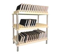 JIAOCKJIAO Armadietto per Cellulare con 1/2/3/4/5/6 Scomparti, Portacellulare In Plastica con Pilastri in Metallo, Portacellulare per Aule con Codifica Digitale(45Grids)