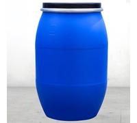 JIAOCKJIAO Botte a Collo Largo Plastica con Coperchio, Tanica Acqua Blu Dal Design Ermetico con Chiusura a Leva in Metallo, Serbatoio Acqua di Emergenza for la Casa Del Ristorante di Fabbrica(120L)