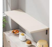 JIAOCKJIAO Mensola Portaoggetti per Termosifoni, Copertura per Termosifoni con Ripiani per Massimizzare lo Spazio, Mensole a Parete con Staffe a L per Soggiorno(White,43x8in/110x20cm)