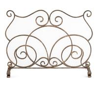 JIAOCKJIAO Parascintille per Camino Singolo In Rete di Ferro Battuto, Protezione per Camino Piccolo Parascintille Autoportante, per Camino L'arredamento di Casa