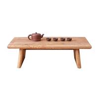 JIAOCKJIAO Table Basse Japonaise de Salon pour Le Sol, Table Basse Vintage en Bois À Monter Sur Le Sol avec Des Pieds Épais, pour Le Salon, Les Pièces de Réception(47x24x12in/120x60x30cm)