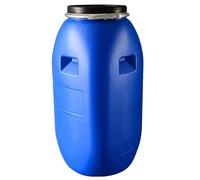 JIAOCKJIAO Tanica Acqua di Plastica Blu Con Coperchio, Botte a Collo Largo con Anello di Chiusura in Metallo, Fusto for Spedizione Uso Alimentare Dal for la Casa Del Ristorante di Fabbrica(100L)