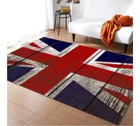 JIAOJING Retrò Bandiera Britannica Modello Tappeto Per Soggiorno Tappeti Camera Da Letto Casa Moderna Soggiorno Decor Tappetino 80X150 Cm