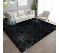 JIAOJING Steampunk Mechanical Cogs Pattern Gears Tappeto Per Soggiorno Tappeto Bagno Zerbino Creativo Moquette Per Camera Da Letto 100X160Cm