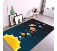 JIAOJING Tappetini Per Sistemi Solari Tappeto Planet Per Camera Tappeto Antiscivolo Per Gioco O Area Di Gattonamento Decor 160X280Cm
