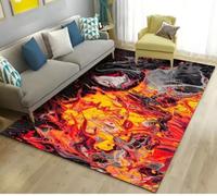 JIAOJING Tappeto Di Lava Vulcanica Soggiorno Tappetino Antiscivolo Tavolino Da Caffè Area Tappeti Per Camera Da Letto Tappeti Per Camera Da Letto 140X200Cm