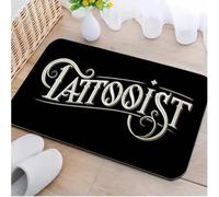 JIAOJING Tattoo Shop Mat Indoor Benvenuto Zerbino Bagno Camera Da Letto Cucina Tappeto Antiscivolo Corridoio Portico Tappeto D'Ingresso 80X150Cm
