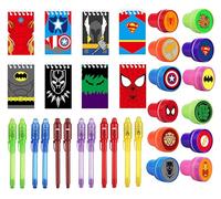 Jiaoohoo Feste di compleanno con tema supereroi,regalini per feste di compleanno per bambini,penna magica,riempitivo per calendari dell’avvento per ragazze e ragazzi,giocattoli per pinata
