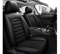 Jiaoqingni Auto Set Coprisedili per Jaguar X-Type x Type 2001-2004 2005 2006 2007 2008 2009,Confortevole Traspirante Coprisedile Auto in Pelle Accessori Interni,A-Black Style