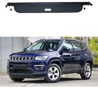 Jiaoqingni Bagagliaio di Un'Auto Cargo Copertura Bagagli di Stoccaggio per Jeep Compass 2017-2024,Organizzatore della Copertura della Tenda del Bagagliaio