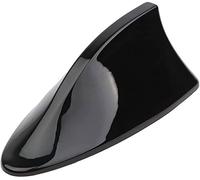 JiAQen Auto Antenna Pinna Squalo per Ford Mustang Ba Shelby Synus King Gtx1 KA Fusion Focus F-150,Impermeabile Autoadesiva Pinna di Squalo Accessori Decorativi,A/Black