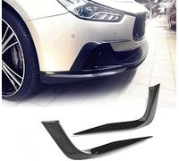JiAQen per Maserati Ghibli 4Door 2014-2017 Alette diffusore Canard Splitter paraurti Anteriore,Auto Paraurti Anteriore Lato Canard Alette Splitter ricambi