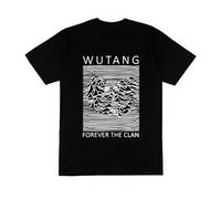 jiashunbi Mens t-Shirt Black WuTang Clan Warsaw Pouch Album Rap 1990 France USA