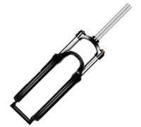 JIASHUNHE Forcella MTB Forcella Anteriore 26/27,5 29 Pollici Blocco Sospensione Corsa Ammortizzatore 50/65/80 100mm Spalla Filo Molla Bicicletta a Disco(29 inch Black)
