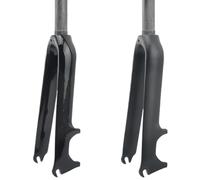 JIASHUNHE Forcella MTB Forcella in Carbonio for Bici Pieghevole for Forcelle Anteriori for Bicicletta 14 16 18 20 22" Pollici Tubo sterzo 1-1/8 Freno a Disco(Gloss 16 inch 100mm)