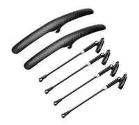 JIASHUNHE Parafango MTB 1/2PCS Parafango for Bicicletta da Strada Anteriore/Posteriore for Bici con Supporto in Lega di Alluminio, Facile installare(2 PCS)