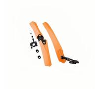 JIASHUNHE Parafango MTB 1 Set parafanghi for Bici Anteriori e Posteriori Regolabili for da Strada tavola for la rimozione del Fango Addensato Accessori for(1SET-Orange)