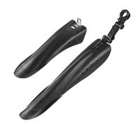 JIASHUNHE Parafango MTB 2 Pezzi parafango a Coda di Rondine for Bicicletta Set parafanghi for Bici da Corsa MTB Tubo .2-3.1 Accessori Anti-Schizzi Spessi(Full Black)