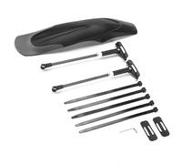 JIASHUNHE Parafango MTB Parafango allargato MTB da 29 Pollici, Set parafango Anteriore Posteriore Regolabile Universale for Installazione su Mountain Bike(Rear Fender)