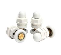 JIASHUNHE Rotelle Box Doccia 4 Pezzi/Lotto 19mm-27mm Ruote for Porte Doccia e Bagno Pulegge Rulli scorrevoli Facili Duraturi(27mm)