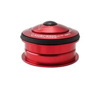 JIASHUNHE Serie Sterzo Auricolare for Bici da 44 mm a 4 Colori, 1 1/8, Doppio Cuscinetto, for Bicicletta, MTB, Strada di Montagna, for Forcella a Tubo Dritto 28,6(Red)