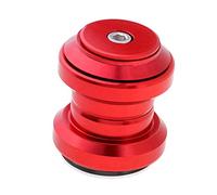 JIASHUNHE Serie Sterzo Cuscinetto Esterno a Cartuccia in Lega di Alluminio da 34 mm con Cuffia for Bicicletta a ingranaggio Fisso Tappo Superiore(Red)
