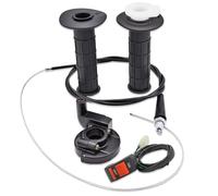 Jiavlyx Manopole Acceleratore, Cceleratore Moto 22mm, 2 Manopole + 1 Cavo Acceleratore + 1 Sedile Acceleratore + 1 Interruttore, Per Moto Da Cross 50-250cc, Bici Da Cross, Pocket Bike
