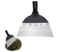 Jiavlyx Pala Di Pulizia Multifunzionale, Pala Da Giardino Multifunzionale, Pala Per La Pulizia Del Giardino, Pala Piatta in Acciaio, Pala Da Giardino, Per Diserbo, Rimozione Ghiaccio, Muschio