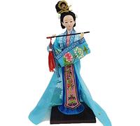 Jiawinng Bambola Cinese Decorazione Desktop Antica Quattro Belle Bambola Statua Orientale Asiatica Geisha Ragazza 12 '' per Home Office Natale Collettivo,Diao Chan