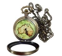 Jiawinng Orologio Da Tasca Da Uomo, Design Della Cassa Meccanica Vintage, Con Catena E Scatola Per Gli Uomini Regalo Di Compleanno Di Natale Per La Festa Del Papà Uso Quotidiano,Ottone