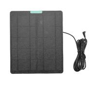 Jiawu 10w Ad Alta Efficienza -Carica del Pannello Solare per Camere di Sorveglianza e Campane delle Porte, Piastra di Carico Solare Portatile (Black)