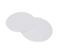 Jiawu 12 -Coll -Anti Slip Felt Plate Tappet per Giradischi a Long vive Turntable Player Player Matte per Casa Compatibile con Record da 12 Pollici, 2 Pcs