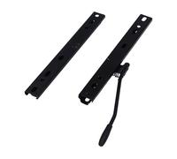 Jiawu 2 Staffe per Binari di Scorrimento del Sedile, Guide per Parti di Carrelli Elevatori Serie 335 1275, Regolatore del Sedile Scorrevole Liscio in Acciaio Legato per Carichi Pesanti