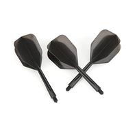 Jiawu 2BA Integrated Dart Shafts And Flights, 3 Pz, Trasparente, Anti | Set combinato di accessori per freccette, materiale ABS, lunghezza 80 mm, design flessibile, adatto a canne standard, per