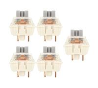 Jiawu 45 Pezzi Interruttori Tastiera Meccanica Lineari Silenziosi Set (G | Sensazione e prelubrificata, compatibile con la retroilluminazione, battiture durevoli fino a 80 milioni, struttura in