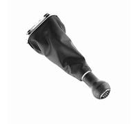 Jiawu 6 Speed Gear Shift Knob, Synthetic Leather Gaiter Boot Frame Kit | Ghetta del pomello del , cappuccio in plastica nera, bordo cromato, per MK4 1998-2007, parte anteriore interna