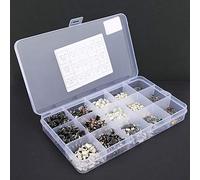 Jiawu 750Pcs 15 Valori Pulsante Tattile a Microinterruttore, Micro | Kit microinterruttore da 15 modelli, con 4 pin e 2 pin, per elettronica, telecomando per auto, elettrodomestici