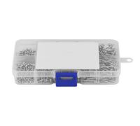 Jiawu 800pcs M2 Pan Testa di Auto -viti per la Lavorazione del Legno con Scatola per Metallurgia Ed Elettrodomestici Elettrici