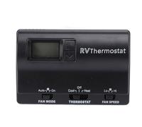 Jiawu 83303862 Termostato Digitale RV Tre modalità di Impostazione Materiale ABS a Doppio Lato per Il Manuale di Installazione del Termostato a Parete RV